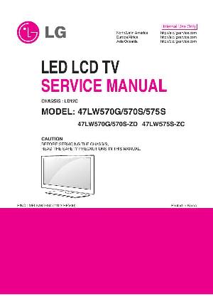 Сервисная инструкция LG 47LW570G, LD12C ― Manual-Shop.ru