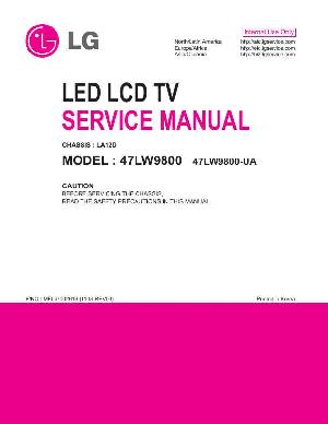 Сервисная инструкция LG 47LW9800, LA12D ― Manual-Shop.ru