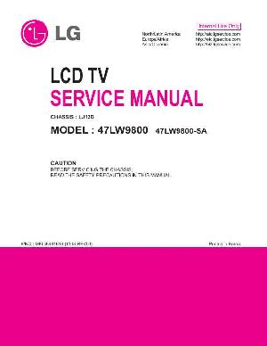 Сервисная инструкция LG 47LW9800, LJ12D ― Manual-Shop.ru