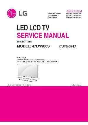 Сервисная инструкция LG 47LW980S, LD12D ― Manual-Shop.ru