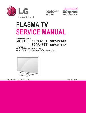 Сервисная инструкция LG 50PA450T PD21B ― Manual-Shop.ru