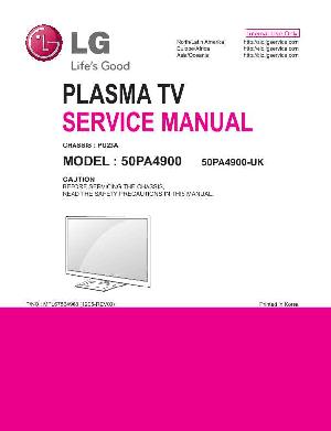 Сервисная инструкция LG 50PA4900 PU23A ― Manual-Shop.ru