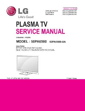 Сервисная инструкция LG 50PA6500 PU21A ― Manual-Shop.ru