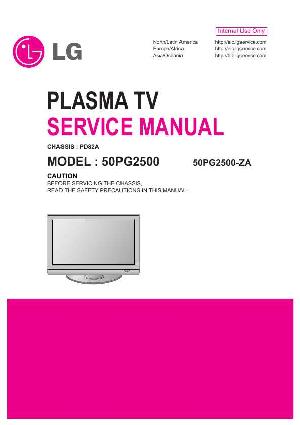 Сервисная инструкция LG 50PG2500, PD82A chassis ― Manual-Shop.ru