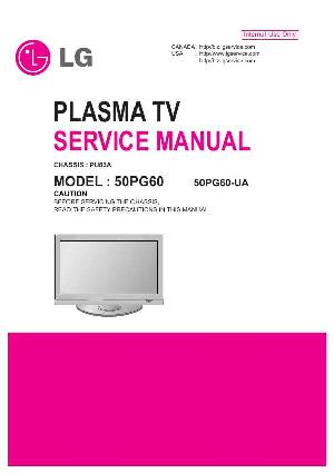Сервисная инструкция LG 50PG60, PU83A ― Manual-Shop.ru
