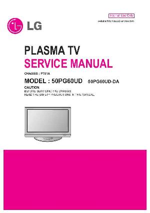 Сервисная инструкция LG 50PG60UD, PT81A ― Manual-Shop.ru