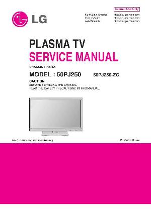 Сервисная инструкция LG 50PJ250 PD01A ― Manual-Shop.ru