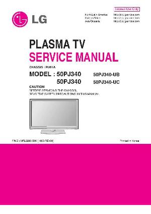 Сервисная инструкция LG 50PJ340 PU01A ― Manual-Shop.ru