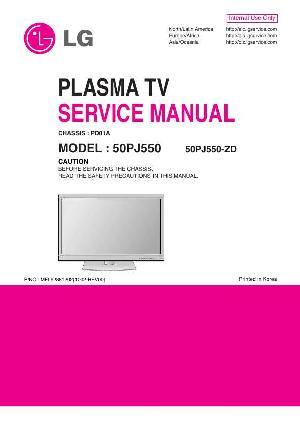 Сервисная инструкция LG 50PJ550 ― Manual-Shop.ru