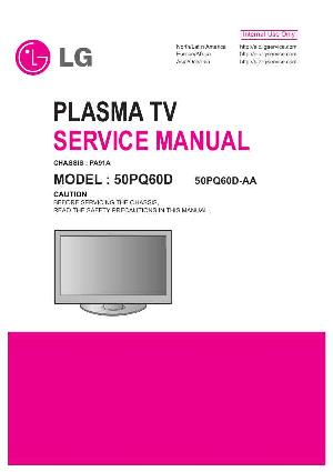 Сервисная инструкция LG 50PQ60D (PA91A) ― Manual-Shop.ru