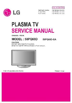 Сервисная инструкция LG 50PQ60D (PE91A) ― Manual-Shop.ru