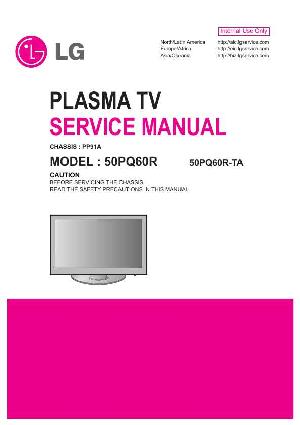 Сервисная инструкция LG 50PQ60R, PP91A ― Manual-Shop.ru