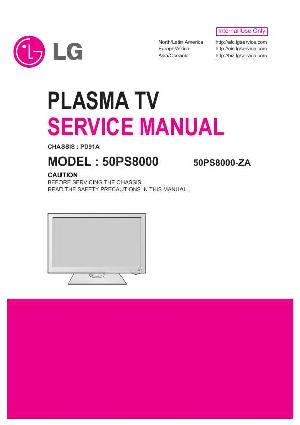 Сервисная инструкция LG 50PS8000 ― Manual-Shop.ru
