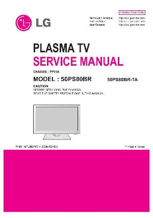 Сервисная инструкция LG 50PS80BR (PP91A) ― Manual-Shop.ru