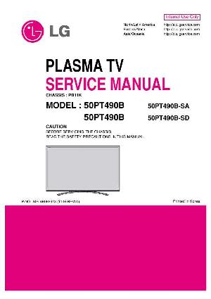 Сервисная инструкция LG 50PT490B, PB11K ― Manual-Shop.ru