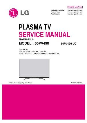 Сервисная инструкция LG 50PV490 ― Manual-Shop.ru
