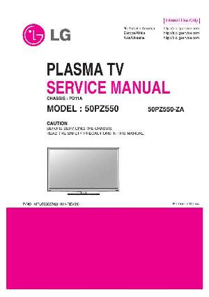 Сервисная инструкция LG 50PZ550 PD11A ― Manual-Shop.ru