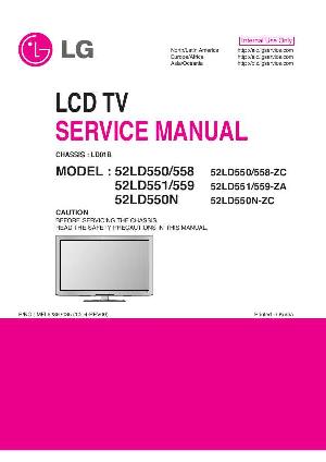 Сервисная инструкция LG 52LD550 LD01B ― Manual-Shop.ru