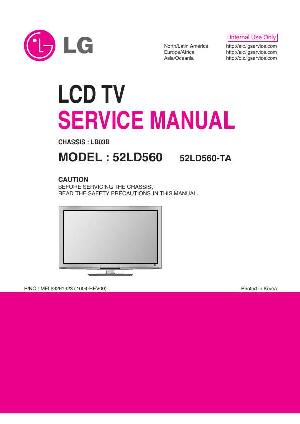 Сервисная инструкция LG 52LD560 LB03B ― Manual-Shop.ru