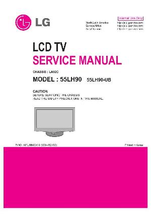 Сервисная инструкция LG 55LH90S, LA92C ― Manual-Shop.ru