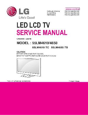 Сервисная инструкция LG 55LM4610 LB21B ― Manual-Shop.ru