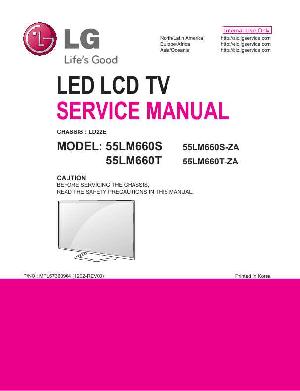 Сервисная инструкция LG 55LM660S, LB22E ― Manual-Shop.ru
