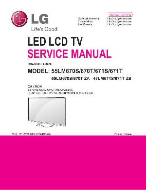 Сервисная инструкция LG 55LM670S, LD22E ― Manual-Shop.ru