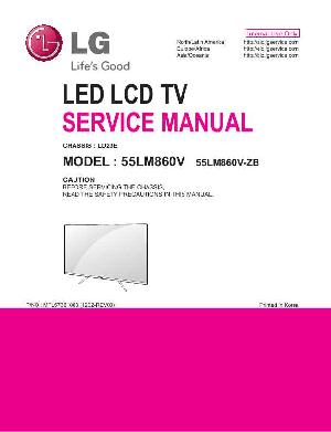 Сервисная инструкция LG 55LM860V, LD23E ― Manual-Shop.ru