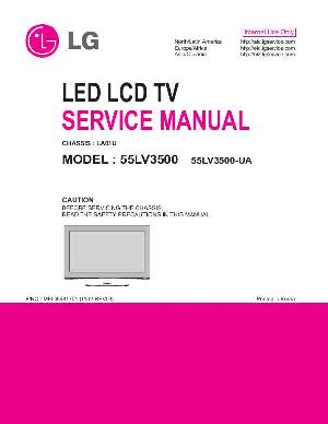Сервисная инструкция LG 55LV3500 LA01U ― Manual-Shop.ru