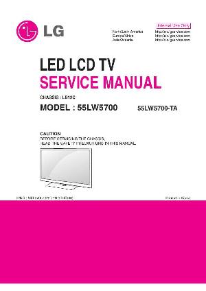 Сервисная инструкция LG 55LW5700, LB12C ― Manual-Shop.ru