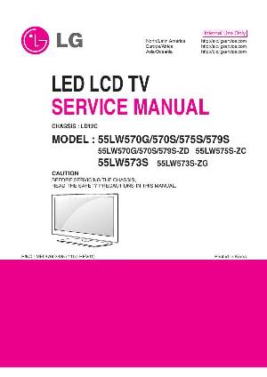 Сервисная инструкция LG 55LW570G, LD12C ― Manual-Shop.ru