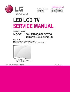 Сервисная инструкция LG 60LS5700 60LS5750 LA22E ― Manual-Shop.ru