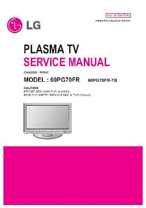 Сервисная инструкция LG 60PG70FR, PP81C chassis ― Manual-Shop.ru