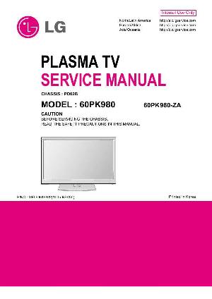 Сервисная инструкция LG 60PK980 ― Manual-Shop.ru