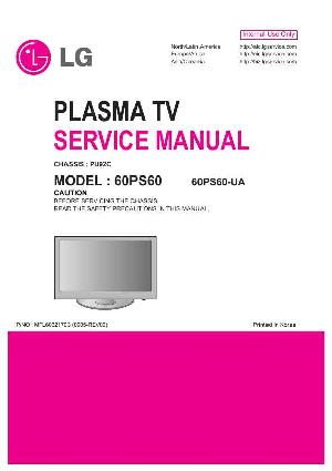 Сервисная инструкция LG 60PS60 (PU92C) ― Manual-Shop.ru