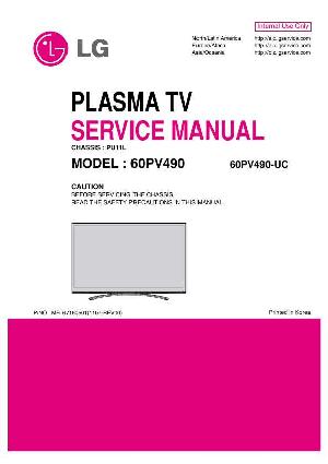 Сервисная инструкция LG 60PV490 ― Manual-Shop.ru