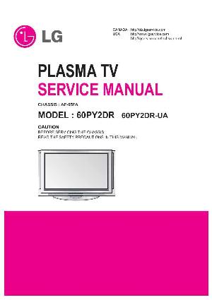 Сервисная инструкция LG 60PY2DR ― Manual-Shop.ru