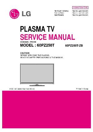 Сервисная инструкция LG 60PZ250T PD11B ― Manual-Shop.ru