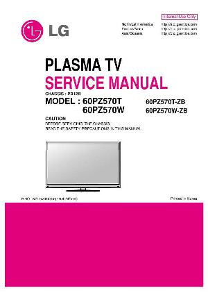 Сервисная инструкция LG 60PZ570T 60PZ570W PD12B ― Manual-Shop.ru