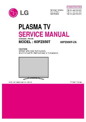 Сервисная инструкция LG 60PZ850T PD11B ― Manual-Shop.ru