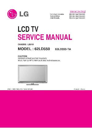 Сервисная инструкция LG 62LD550 LB01B ― Manual-Shop.ru