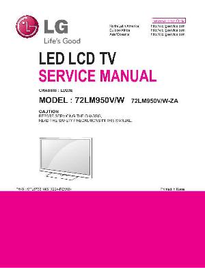 Сервисная инструкция LG 72LM950V LD23E ― Manual-Shop.ru