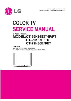 Сервисная инструкция LG CT-29K37E, MC-007A chassis ― Manual-Shop.ru