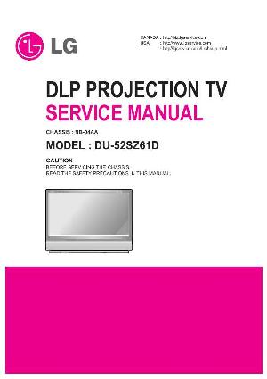 Сервисная инструкция LG DU-52SZ61D ― Manual-Shop.ru