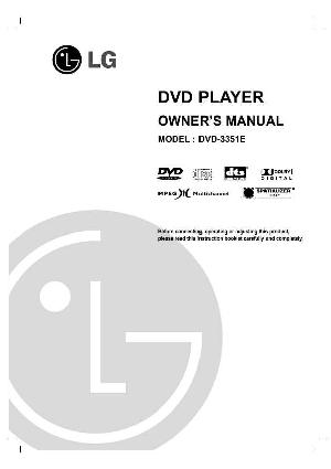 Сервисная инструкция LG DVD-3351E ― Manual-Shop.ru