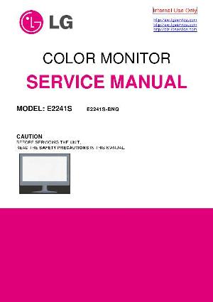 Сервисная инструкция LG E2241S ― Manual-Shop.ru
