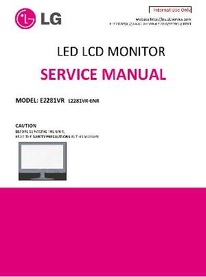 Сервисная инструкция LG E2281VR ― Manual-Shop.ru