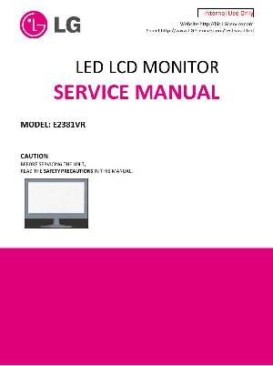 Сервисная инструкция LG E2381VR ― Manual-Shop.ru