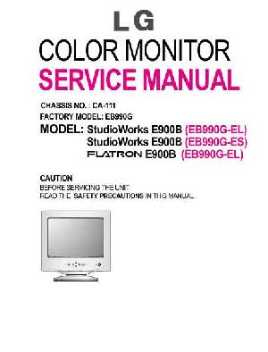 Сервисная инструкция LG EB900 ― Manual-Shop.ru