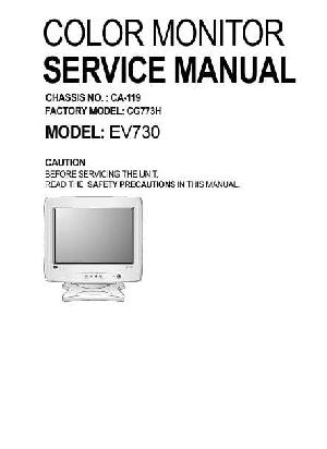 Сервисная инструкция LG EV730 ― Manual-Shop.ru